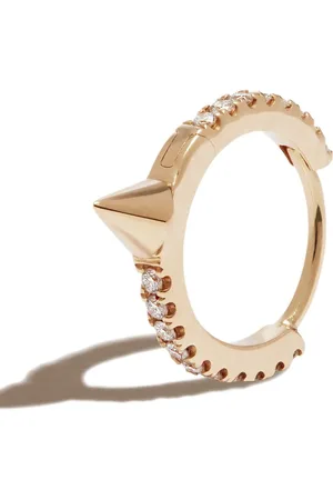 Maria Tash Pendiente Spike en oro amarillo de 18kt con diamante