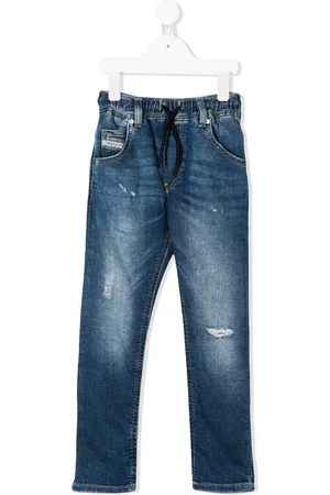 Diesel Vaqueros de talle medio con cordones