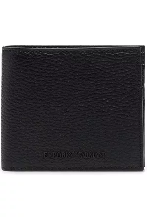 Emporio Armani Cartera con logo en relieve