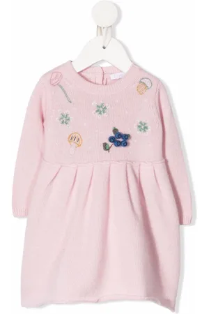 Il gufo Vestido de punto de manga larga