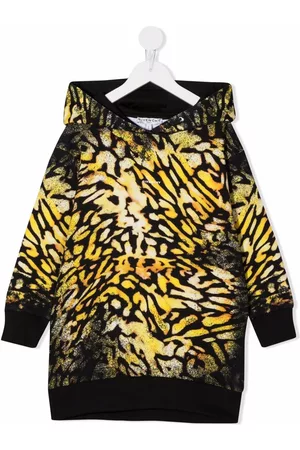 Givenchy Vestido con capucha y animal print