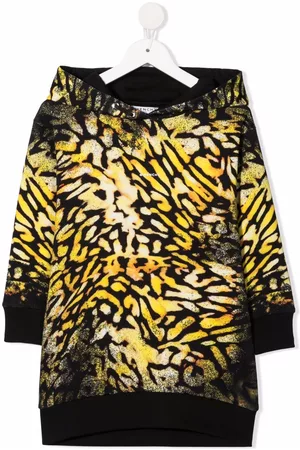 Givenchy Vestido con capucha y estampado abstracto