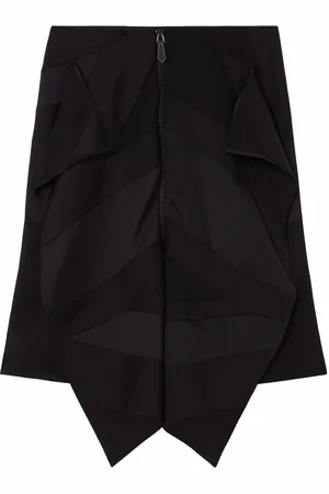Burberry Falda con detalle drapeado