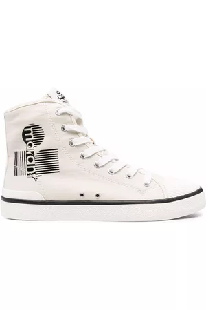 Isabel Marant Zapatillas con cordones y logo estampado