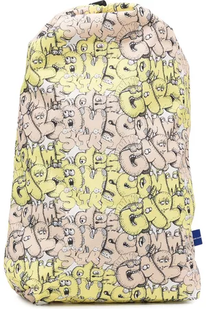 Comme des Garçons Mochila con logo estampado de x Kaws