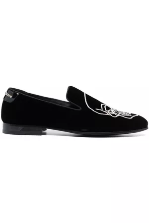 Philipp Plein Mocasines con calavera bordada