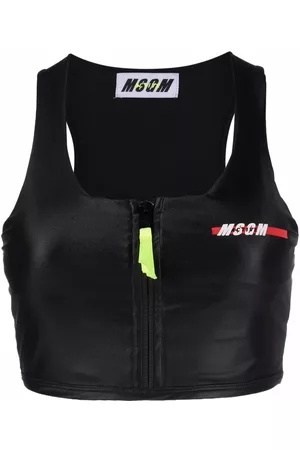 Msgm Sujetador deportivo con logo