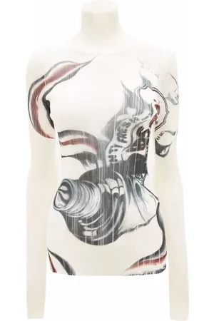 J.W.Anderson Top con estampado abstracto