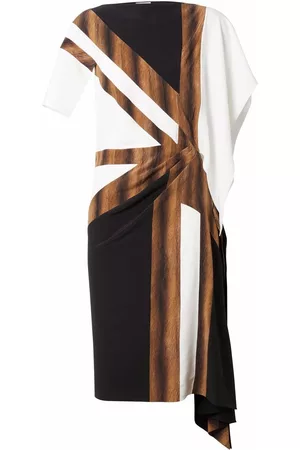 Burberry Vestido asimétrico de seda