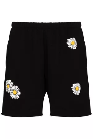 Natasha Zinko Pantalones cortos con estampado de margaritas