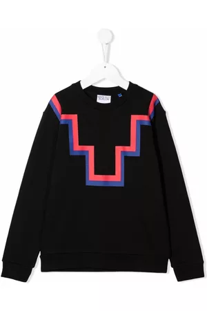 MARCELO BURLON Sudadera con estampado abstracto