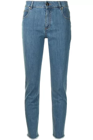 LORENA ANTONIAZZI Vaqueros slim estilo capri