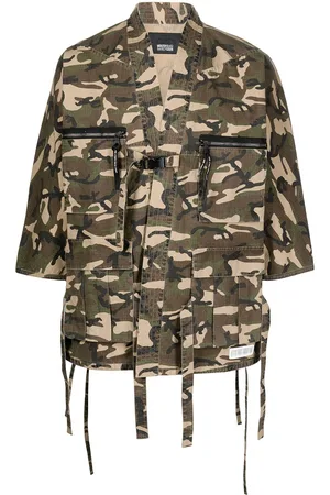 MOSTLY HEARD RARELY SEEN Chaqueta tipo utility con estampado militar