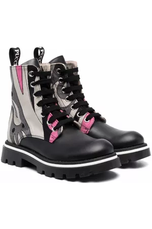 PUCCI Junior Botas con estampado abstracto