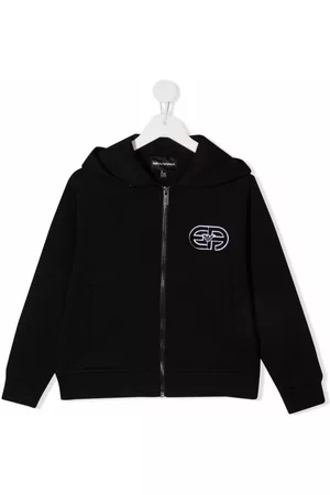 Emporio Armani Sudadera con capucha y parche del logo