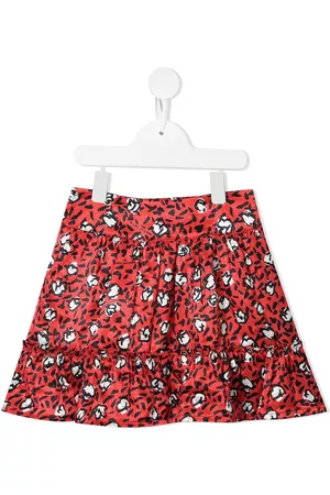 Marc Jacobs Falda acampanada con motivo de leopardo