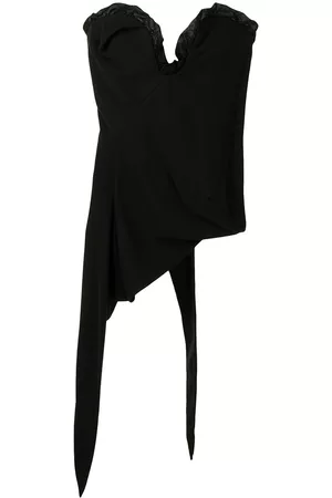AMBUSH Ruffle-detail croset top