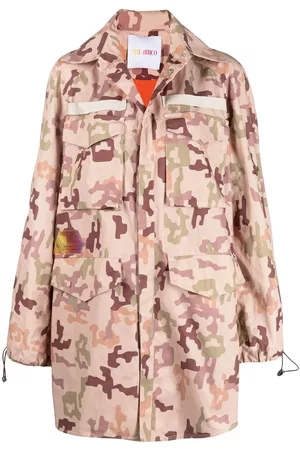 The Attico Parka con motivo militar