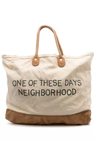 NEIGHBORHOOD Bolso shopper de lona con estampado gráfico