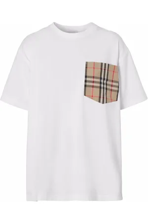 Burberry Camiseta con bolsillo Vintage Check