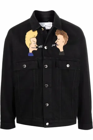 Etudes Chaqueta vaquera con estampado gráfico