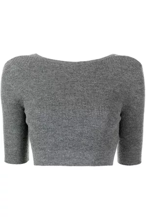 Cashmere In Love Top corto Liza con espalda descubierta