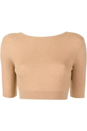 Cashmere In Love Top corto Liza con espalda redonda