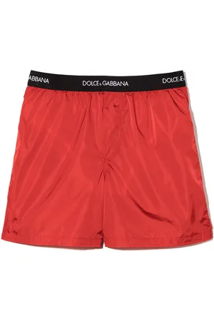 Dolce & Gabbana Bañador con logo en la cintura