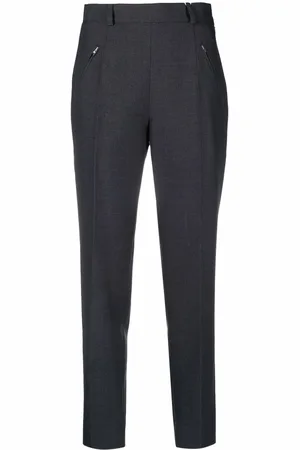 Maison Margiela Pantalones slim de talle alto