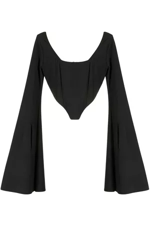 Natasha Zinko Top tipo corsé de tejido jersey