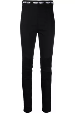 Philipp Plein Jeggins con logo en la cinturilla