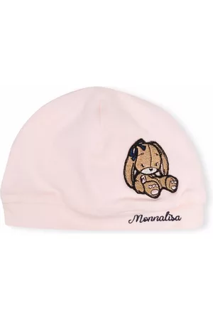 MONNALISA Gorro de punto con logo y conejo