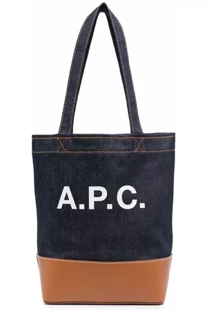 A.P.C. Bolso shopper con logo estampado