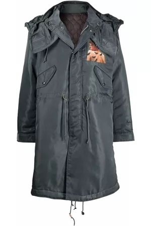 UNDERCOVER Parka con capucha y estampado