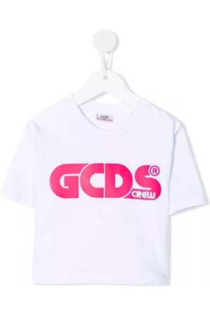 GCDS Camiseta corta con logo estampado