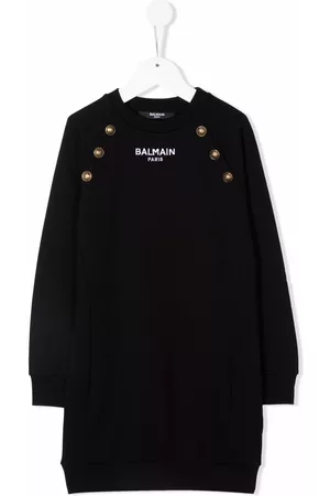 Balmain Vestido de punto de manga larga
