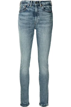 Ralph Lauren Vaqueros skinny de talle alto