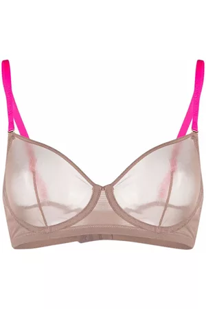 MAISON CLOSE Sujetador de malla con aros