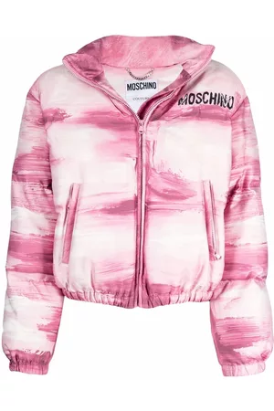 Moschino Plumífero con pinceladas