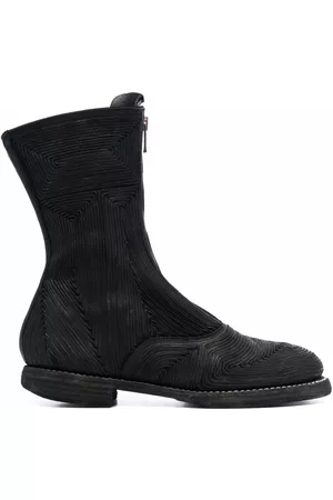 GUIDI Botines con cremallera