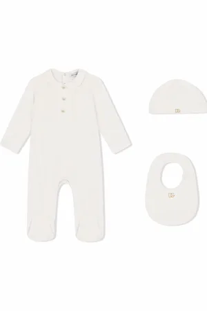 Dolce & Gabbana Pelele Interlock con logo DG