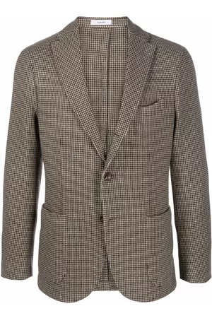Boglioli Blazer con motivo pied de poule