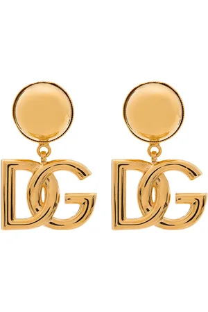 Dolce & Gabbana Pendientes de clip con logo DG
