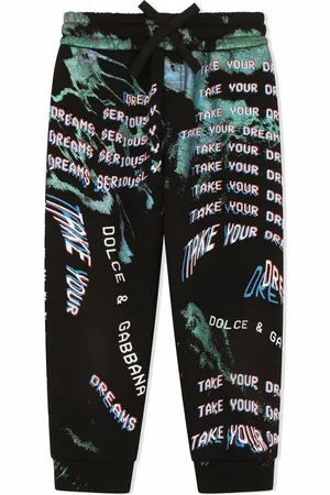 Dolce & Gabbana Pantalones de chándal con estampado gráfico