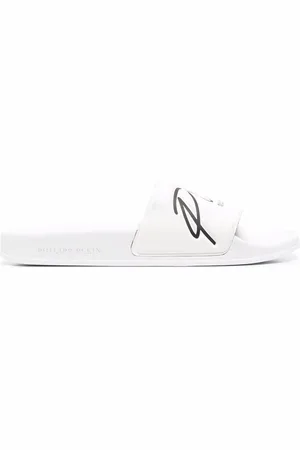 Philipp Plein Sandalias con logo en relieve