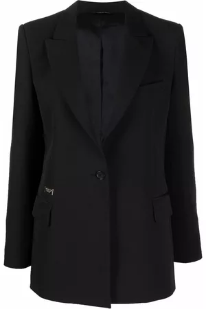 Philipp Plein Blazer de vestir con parche del logo