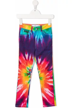 Philipp Plein Vaqueros skinny con motivo tie dye