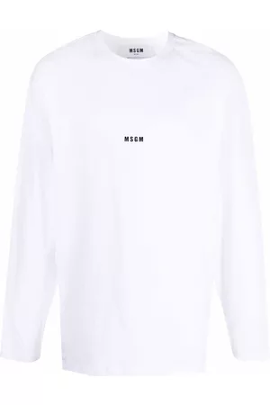 Msgm Camiseta de manga larga con logo