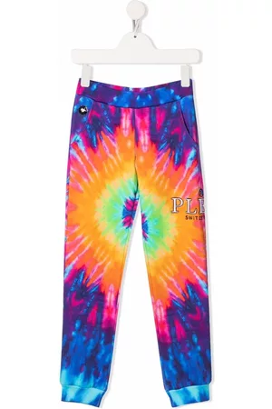 Philipp Plein Pantalones de chándal con estampado tie-dye