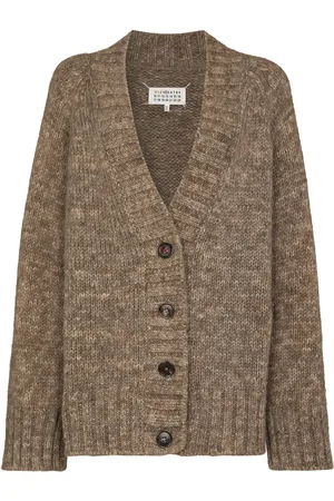 Maison Margiela Cárdigan oversize de melange
